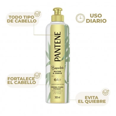 Crema para Peinar Pantene Bambú 300 ml