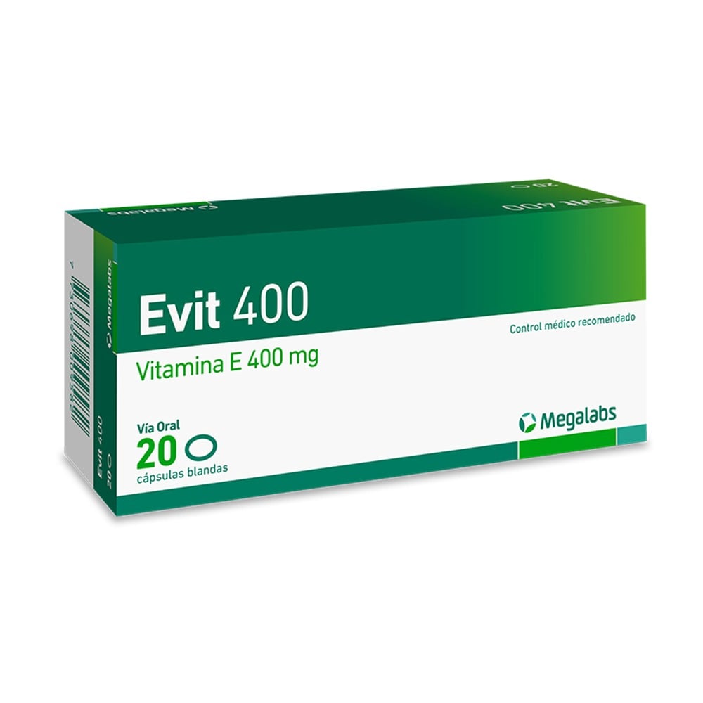 EVIT 400 MG 20 CÁPSULAS