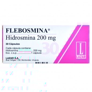 Flebosmina 200 mg 30 Cápsulas