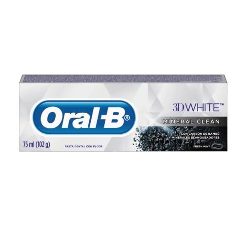 Pasta de Dientes Oral B 3dw Mineral Clean 102 g