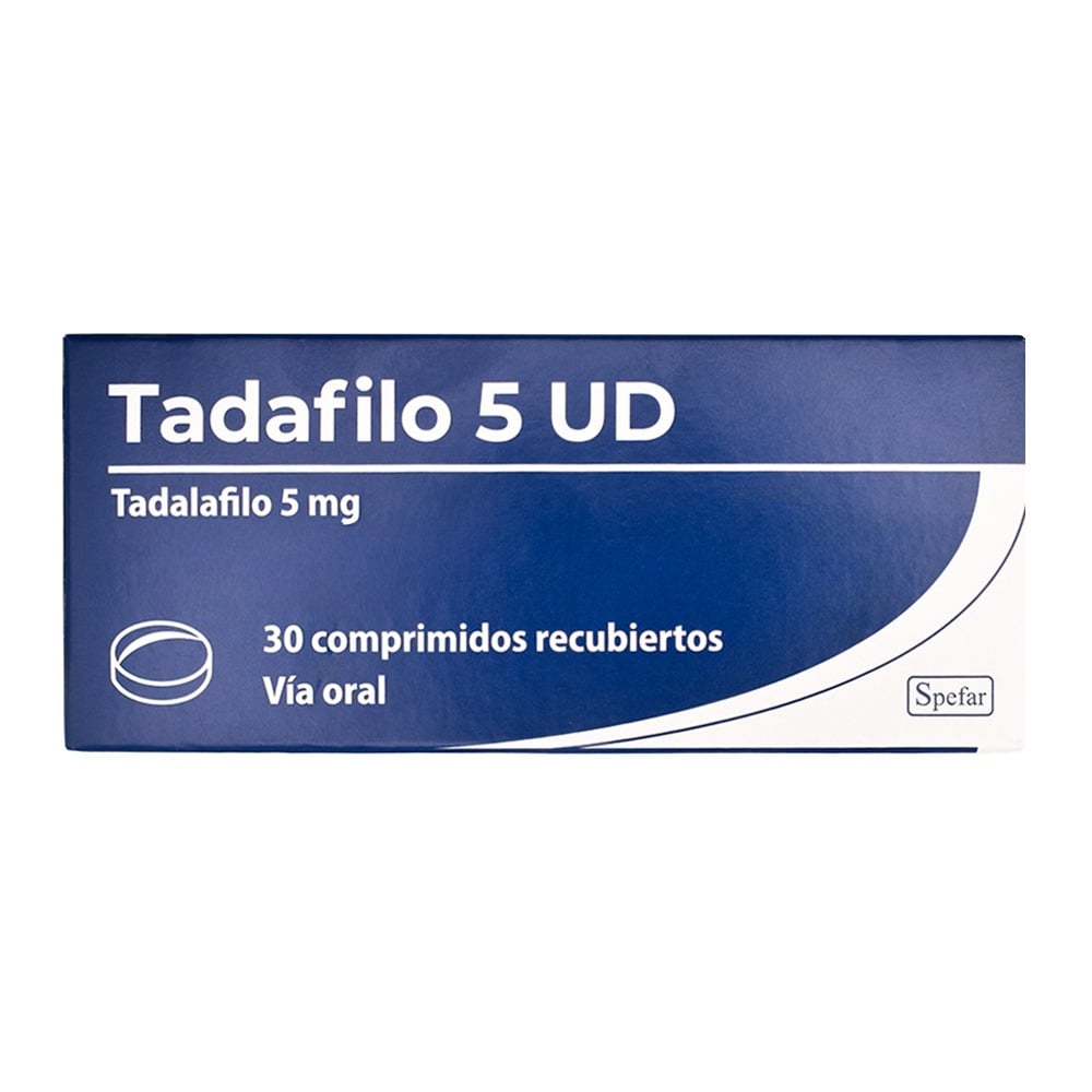 Tadafilo 5 UD 30 Comprimidos Recubiertos