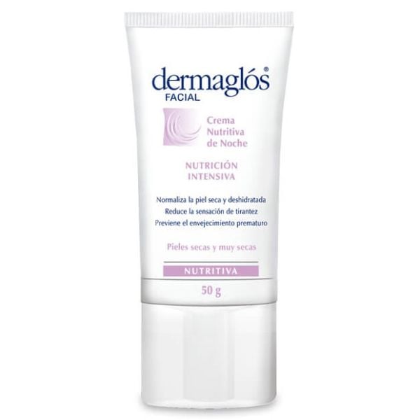 Crema Nutritiva Dermaglós Facial Noche Piel Seca 50 g