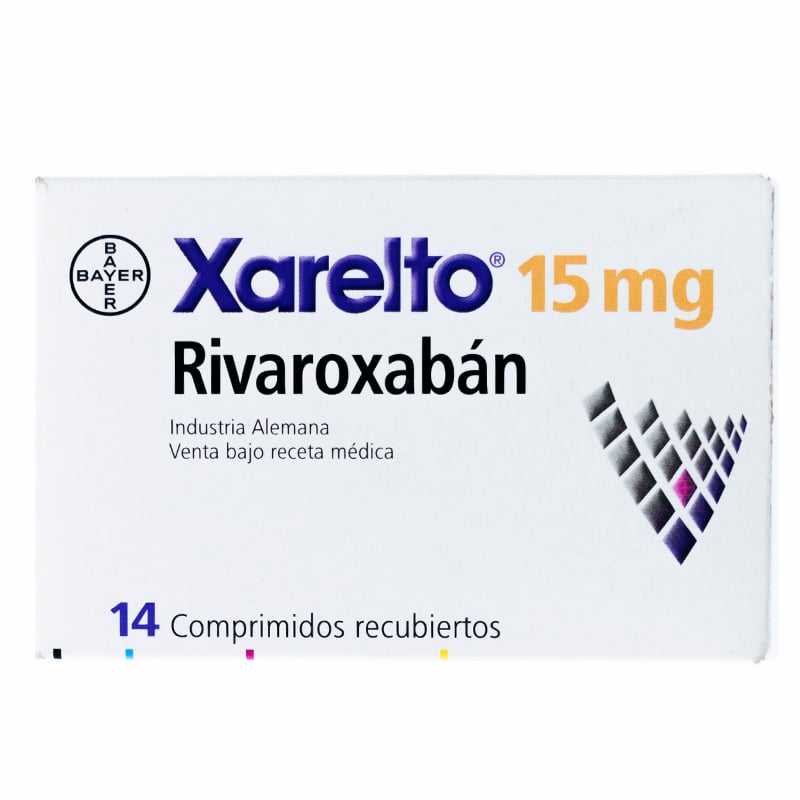 Xarelto 15 mg 14 Comprimidos Recubiertos