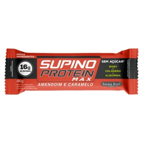 Barra Proteica Supino Protein Almendras y Caramelo 46 g