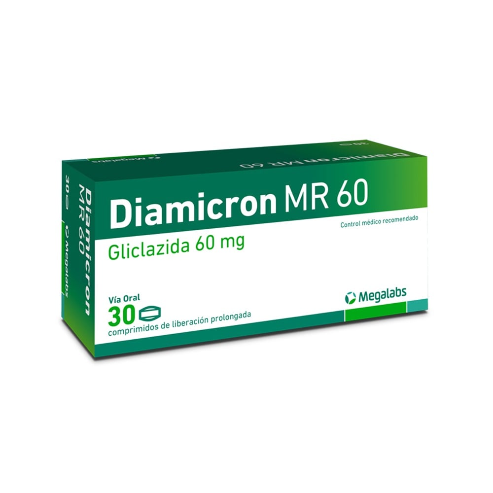 Diamicron MR 60 mg 30 Comprimidos LP