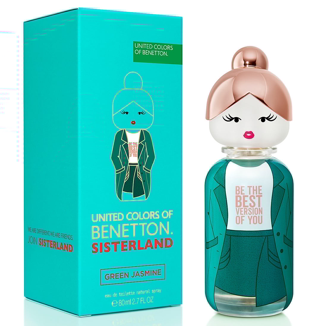 Perfume Benetton Sisterland Green Jasmine Femme EDT 80 ml
