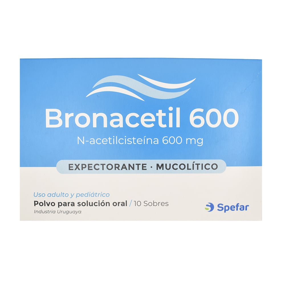 Bronacetil 600 mg 10 Sobres
