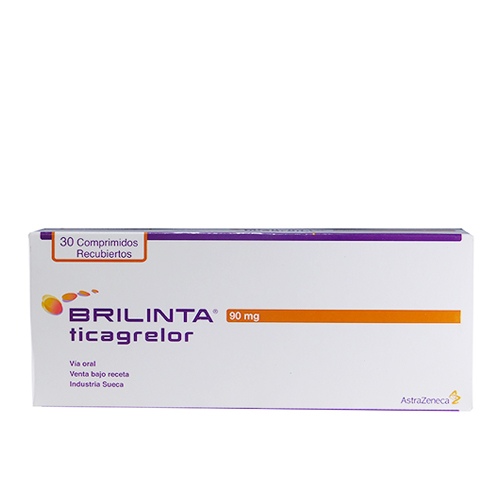 Brilinta 90 mg 30 Comprimidos Recubiertos