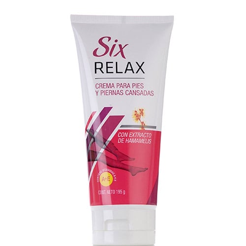 Crema Six Relax para Pies y Piernas Cansadas 195 g