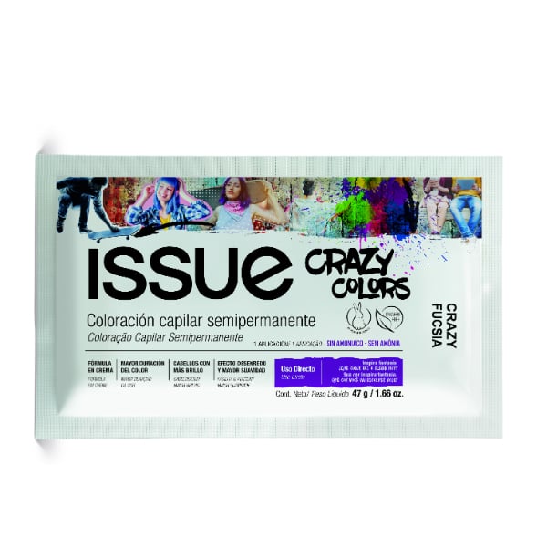 Tinta Issue Crazy Colors Fucsia 47 g