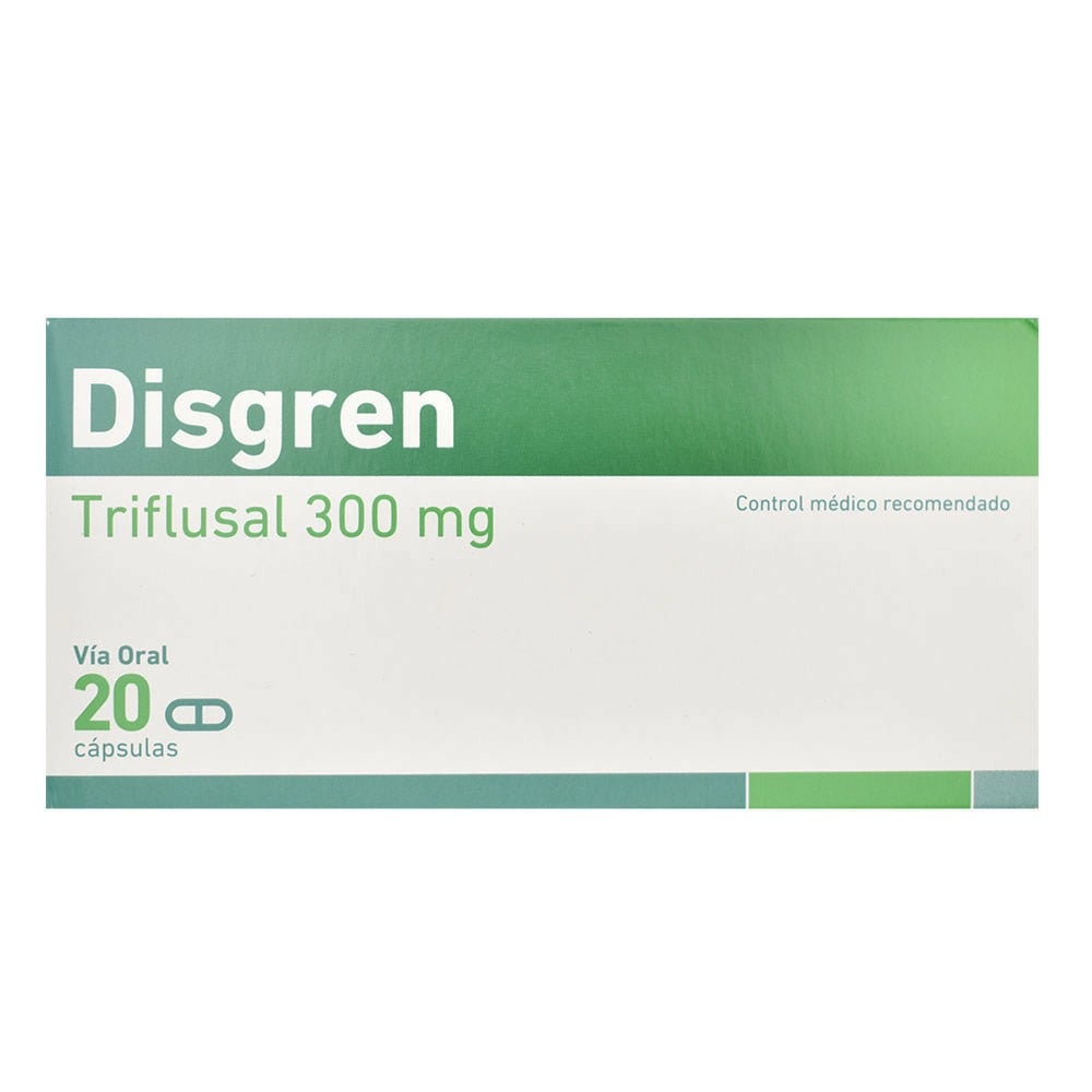 Disgren 300 mg 20 Cápsulas