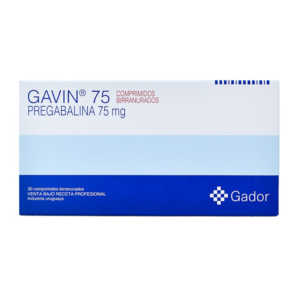 Gavin 75 mg 30 Comprimidos Birranurados