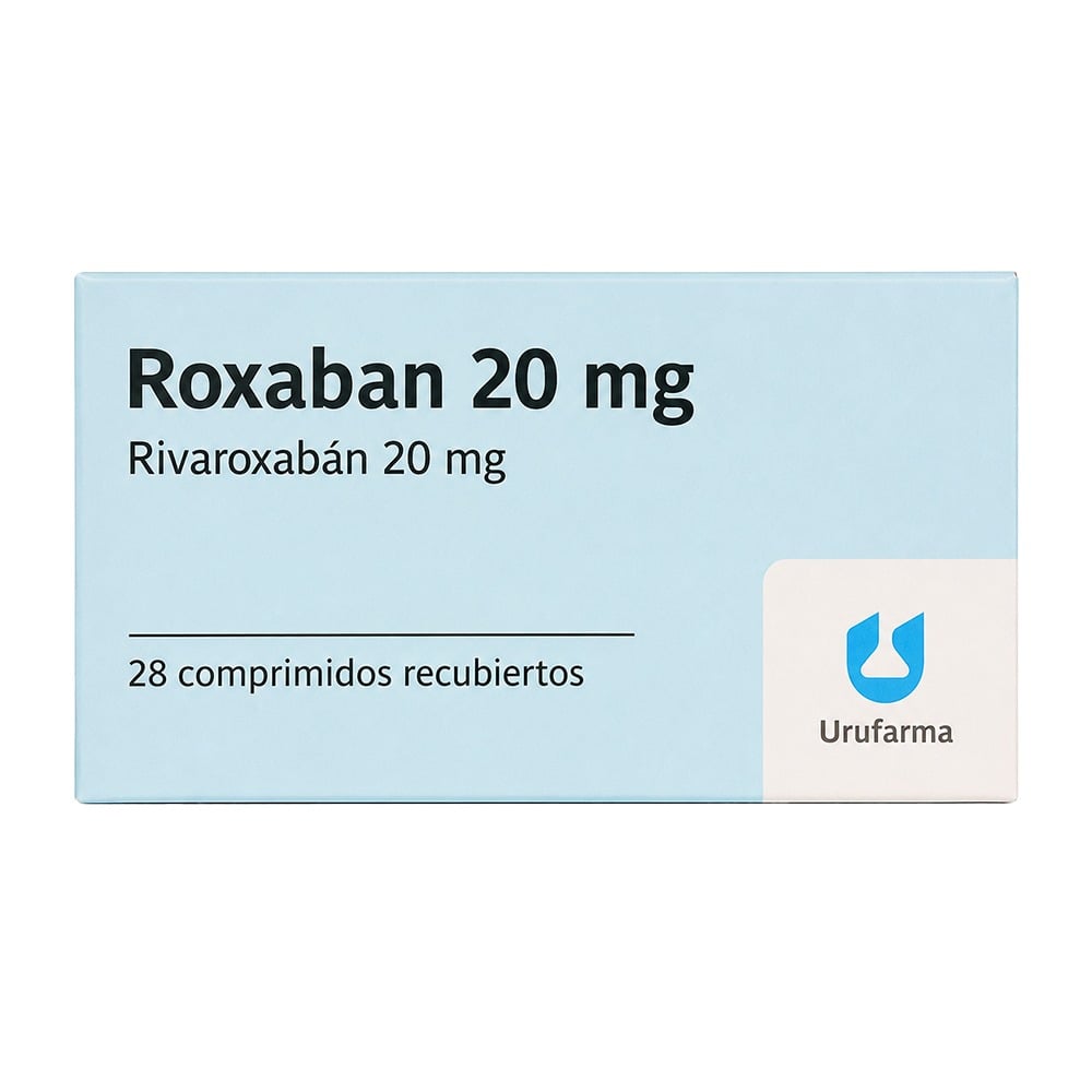 Roxaban 20 mg 28 Comprimidos Recubiertos