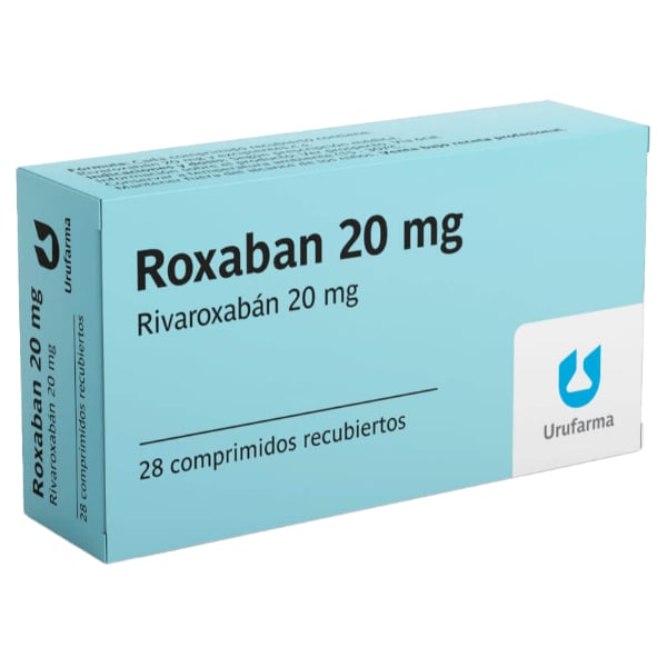 Roxaban 20 mg 28 Comprimidos Recubiertos