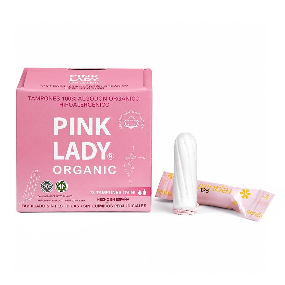Tampones Orgánicos Pink Lady Mini 18 Unidades