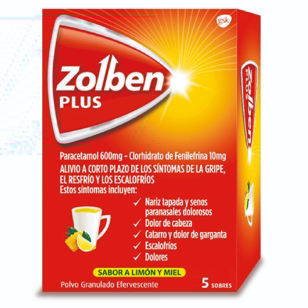 Zolben Plus 600 mg/10 mg 5 Sobres