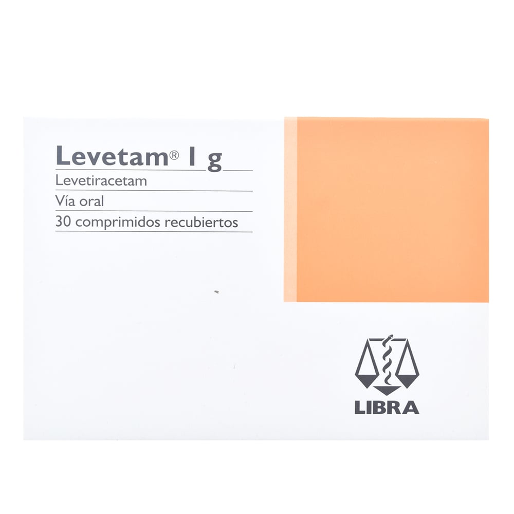 Levetam 1 g 30 Comprimidos Recubiertos