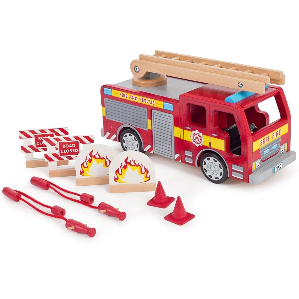 Juego Bigjigs Camión de Bomberos
