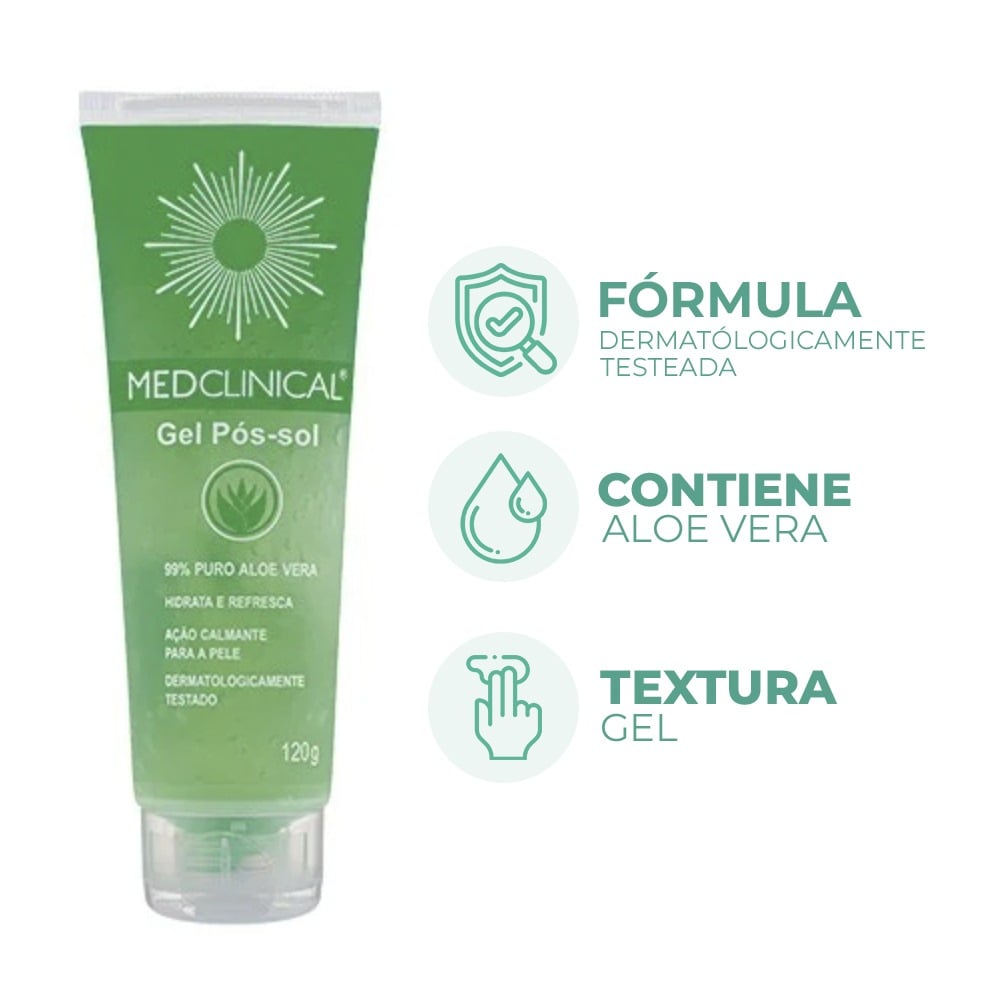 Gel Post Solar Medclinical Aloe Vera 120 g