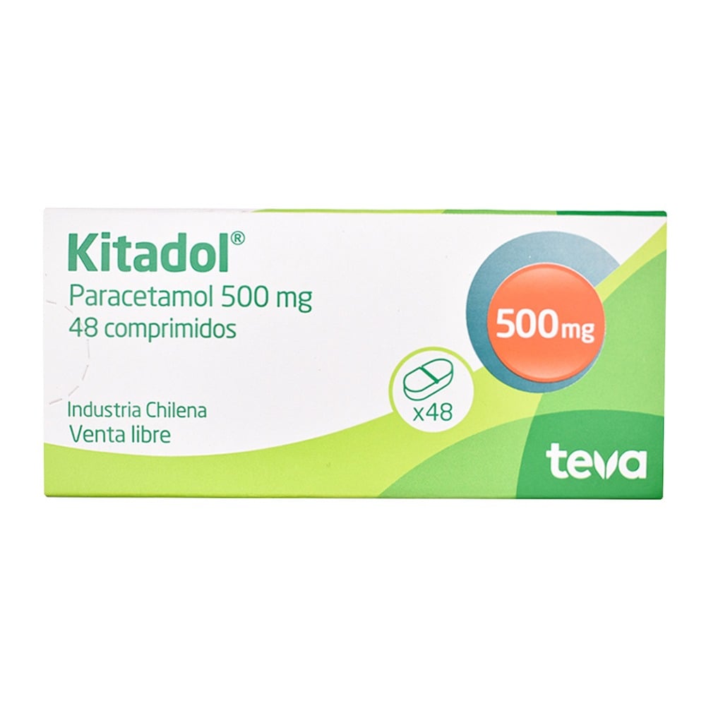 Kitadol 500 mg 48 Comprimidos