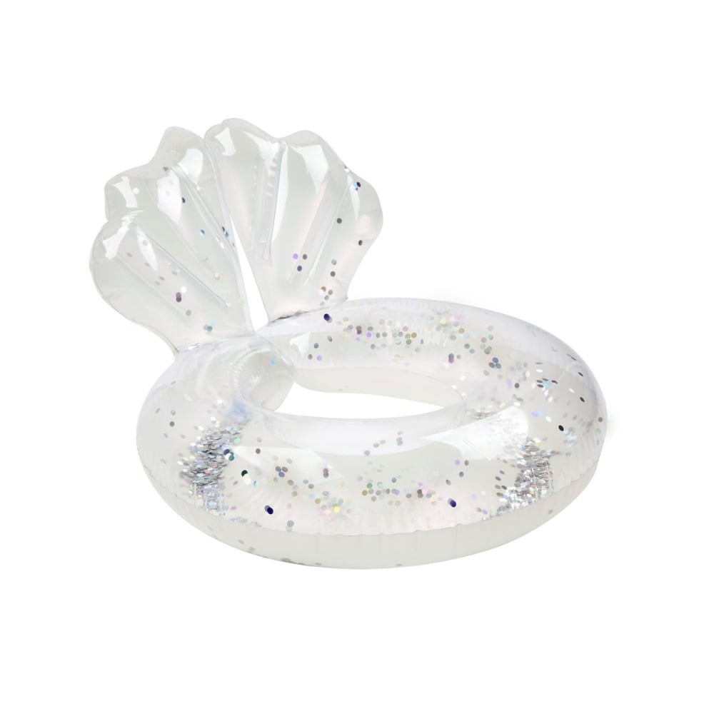 Inflable para Niños Sunnylife Shell con Glitter