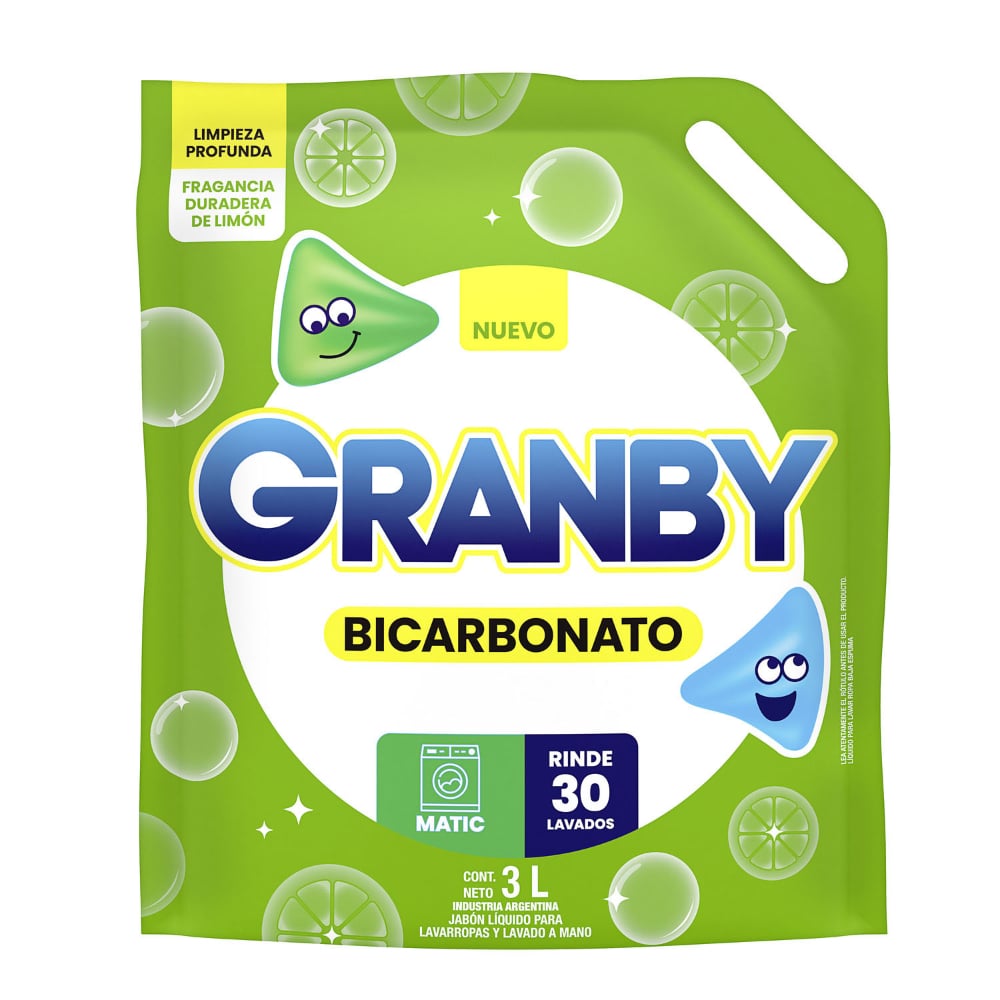 Jabón Líquido para Ropa Granby 3 l