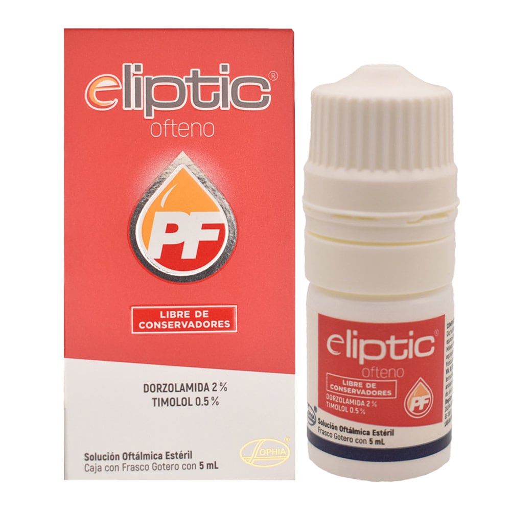Eliptic 2%/0.5% Solución Oftálmica 5 ml