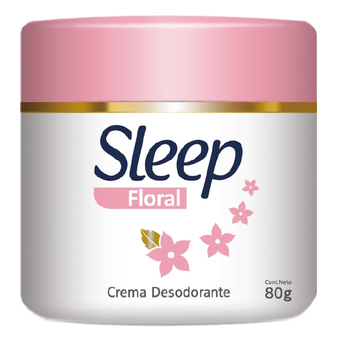 Antitranspirante en Crema Sleep Woman Floral 80 g