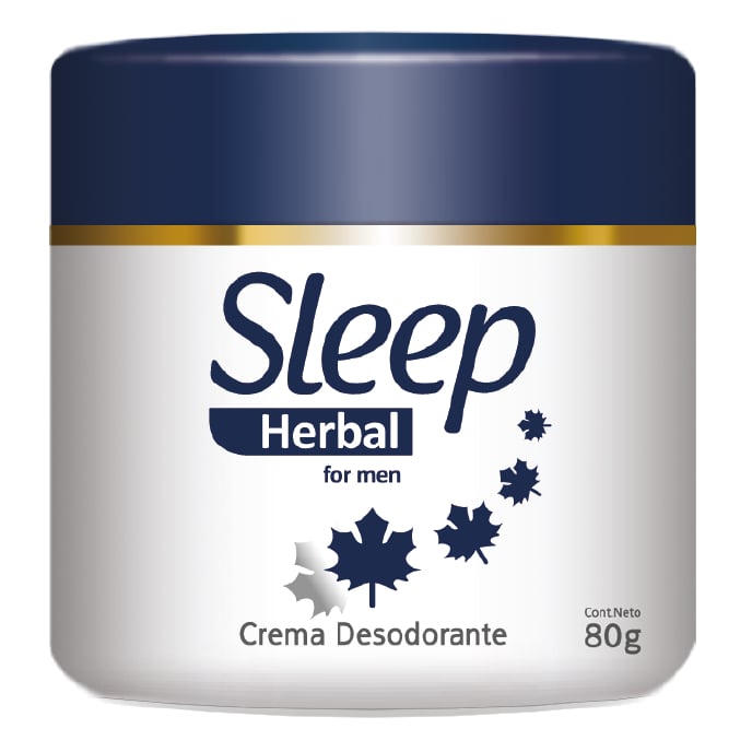 Antitranspirante en Crema Sleep Men Herbal 80 g