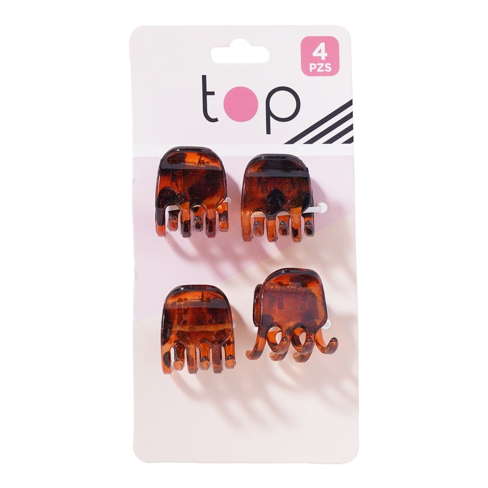 Pinzas para el Pelo Top Pequeñas 4 Unidades