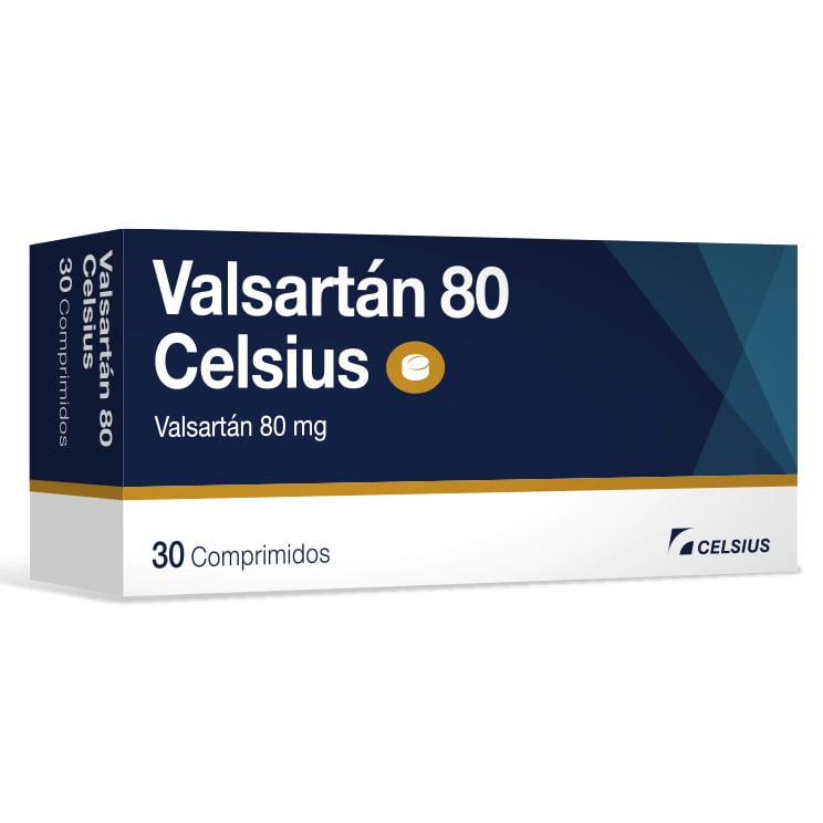 Valsartan Celsius 80 mg 30 Comprimidos