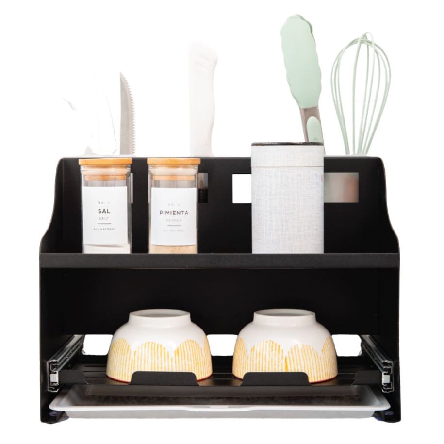 Estante para Condimentos Negro