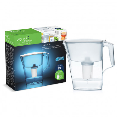 Jarra de Agua Aqua Optima RJ0600 Liscia 2.5 L con Filtro Universal