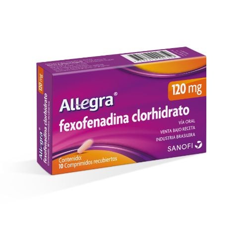 ALLEGRA 120 MG 10 COMPRIMIDOS