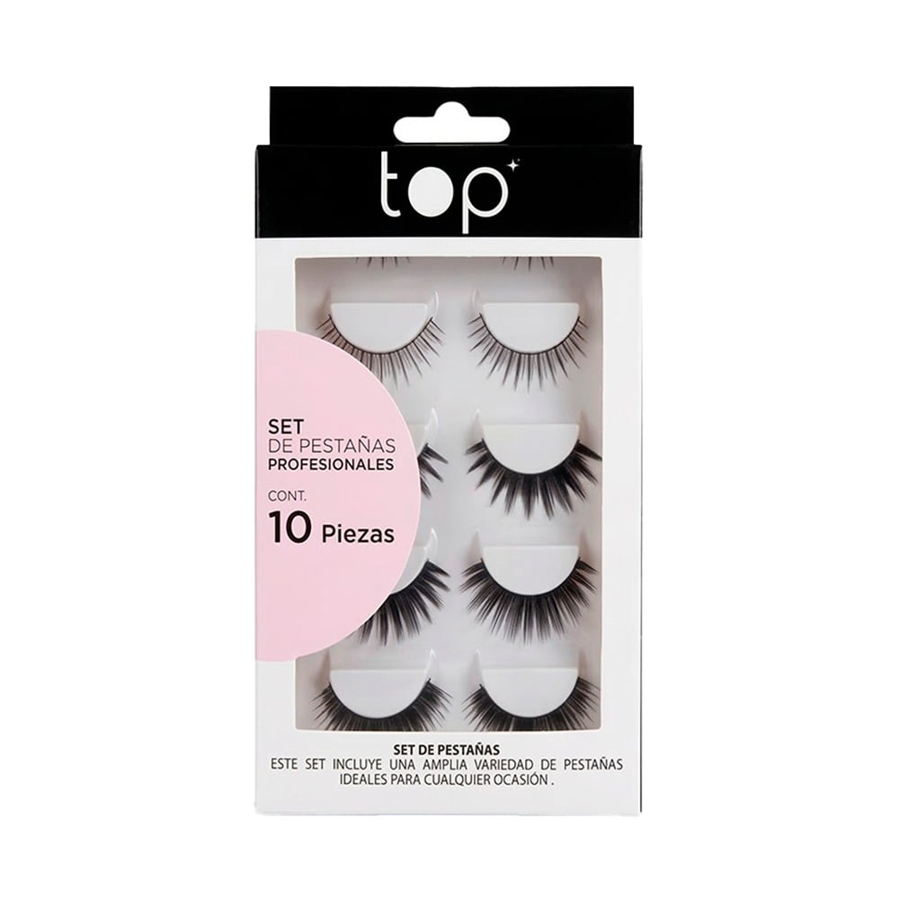 Pack Top Pestañas Postizas 10 Unidades