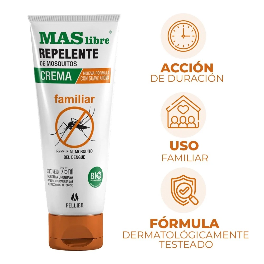 Repelente en Crema Más Libre 75 ml