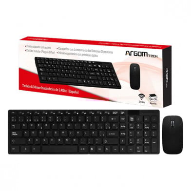Teclado y Mouse Argom Inalámbrico