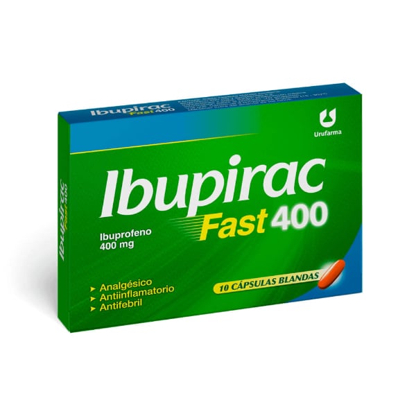 IBUPIRAC FAST 400 MG 10 CÁPSULAS
