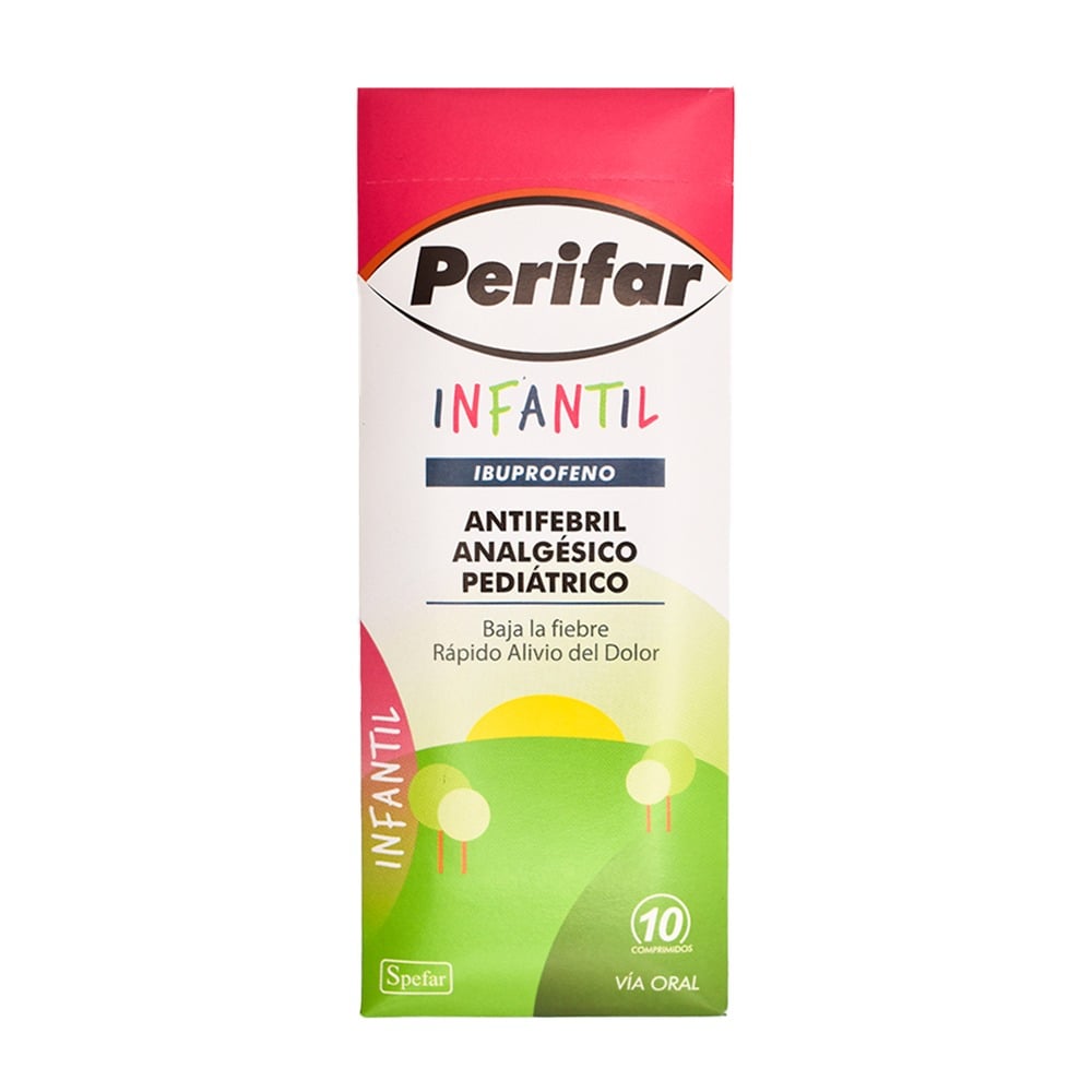 PERIFAR INFANTIL 100 MG 10 COMPRIMIDOS