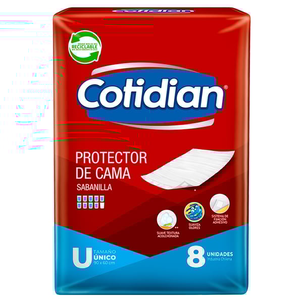 Protectores de Cama Cotidian 8 Unidades