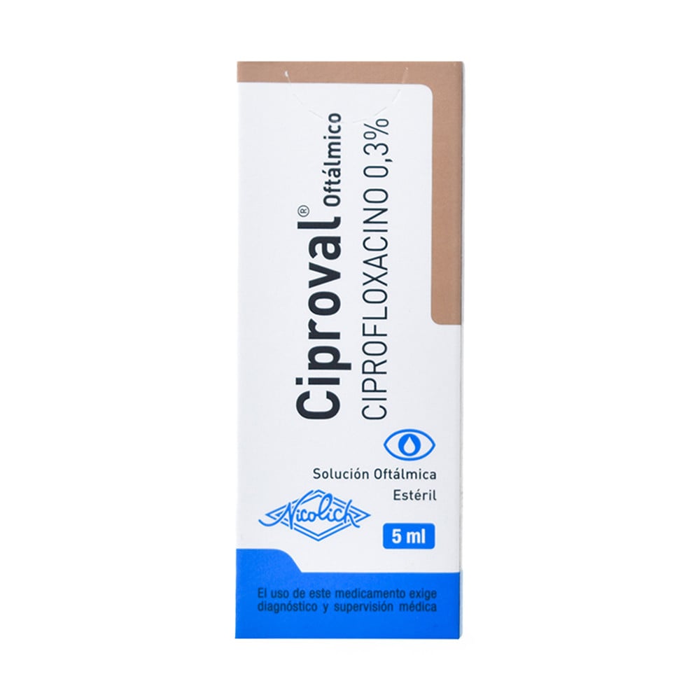 Ciproval 0.3% Solución Oftálmica 5 ml