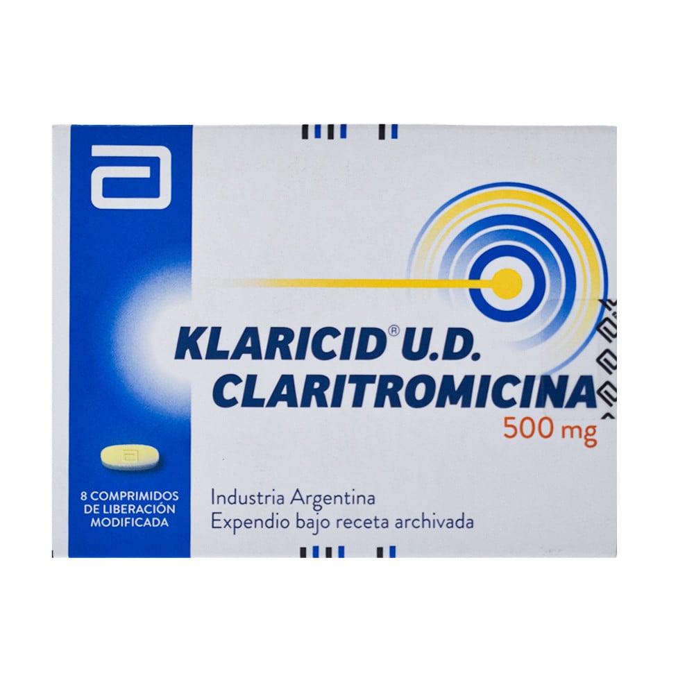 Klaricid UD 500 mg 8 Comprimidos LP