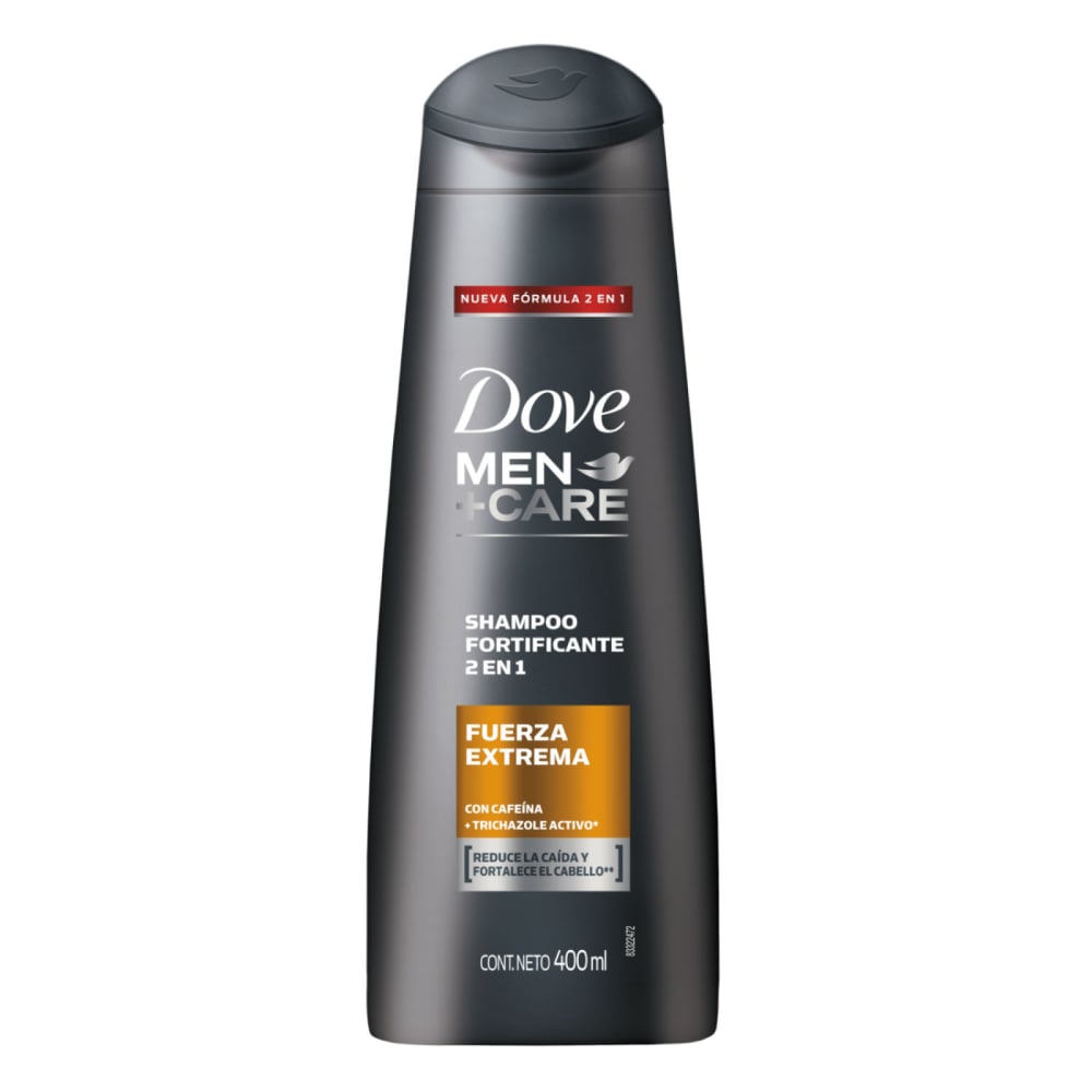 Shampoo Dove Men 2 en 1 Fuerza Extrema 400 ml