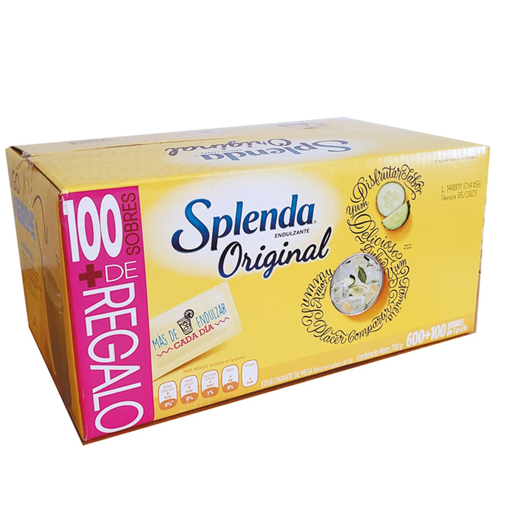 Edulcorante Splenda Sobres 700 Unidades