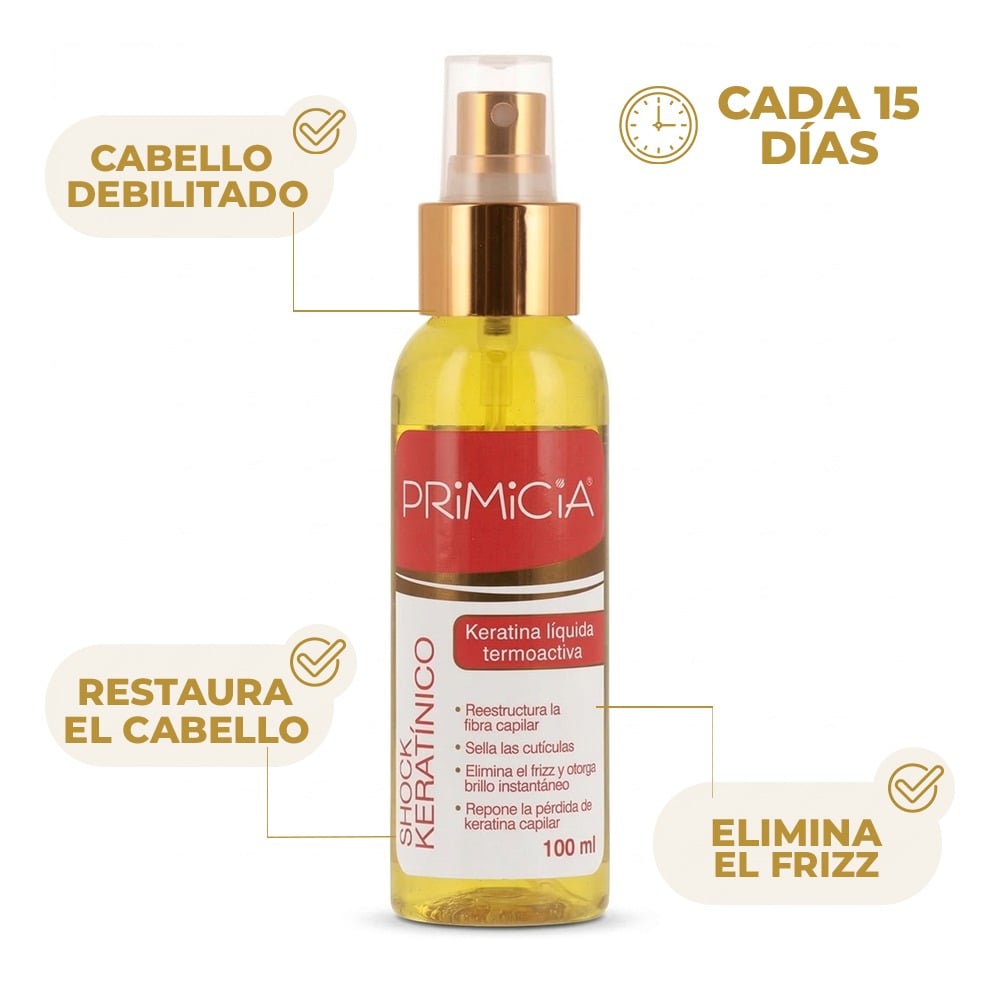 Tratamiento Primicia Shock Keratínico 80 ml