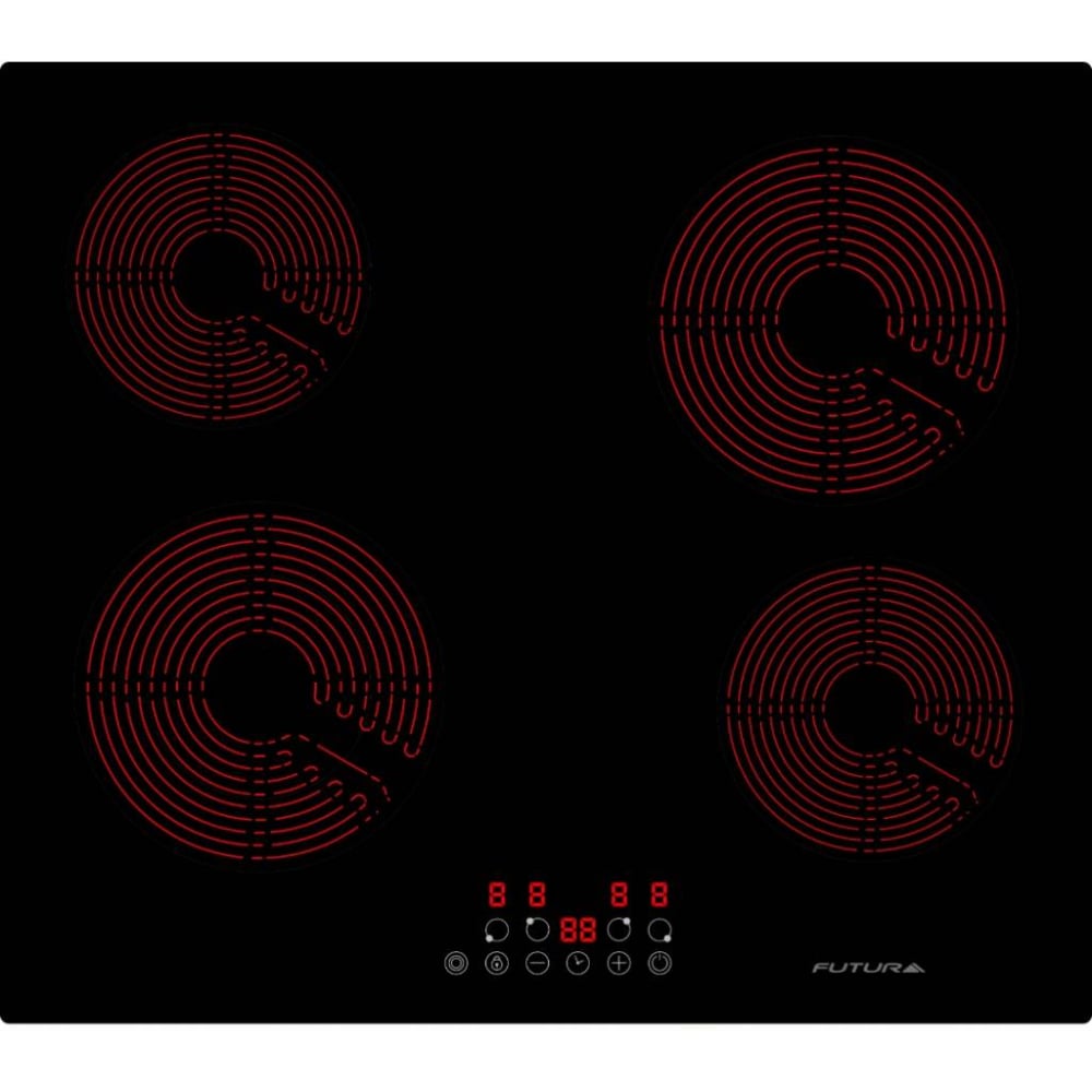 Anafe Vitrocerámico Futura FUT-PV4Z 4 Zonas