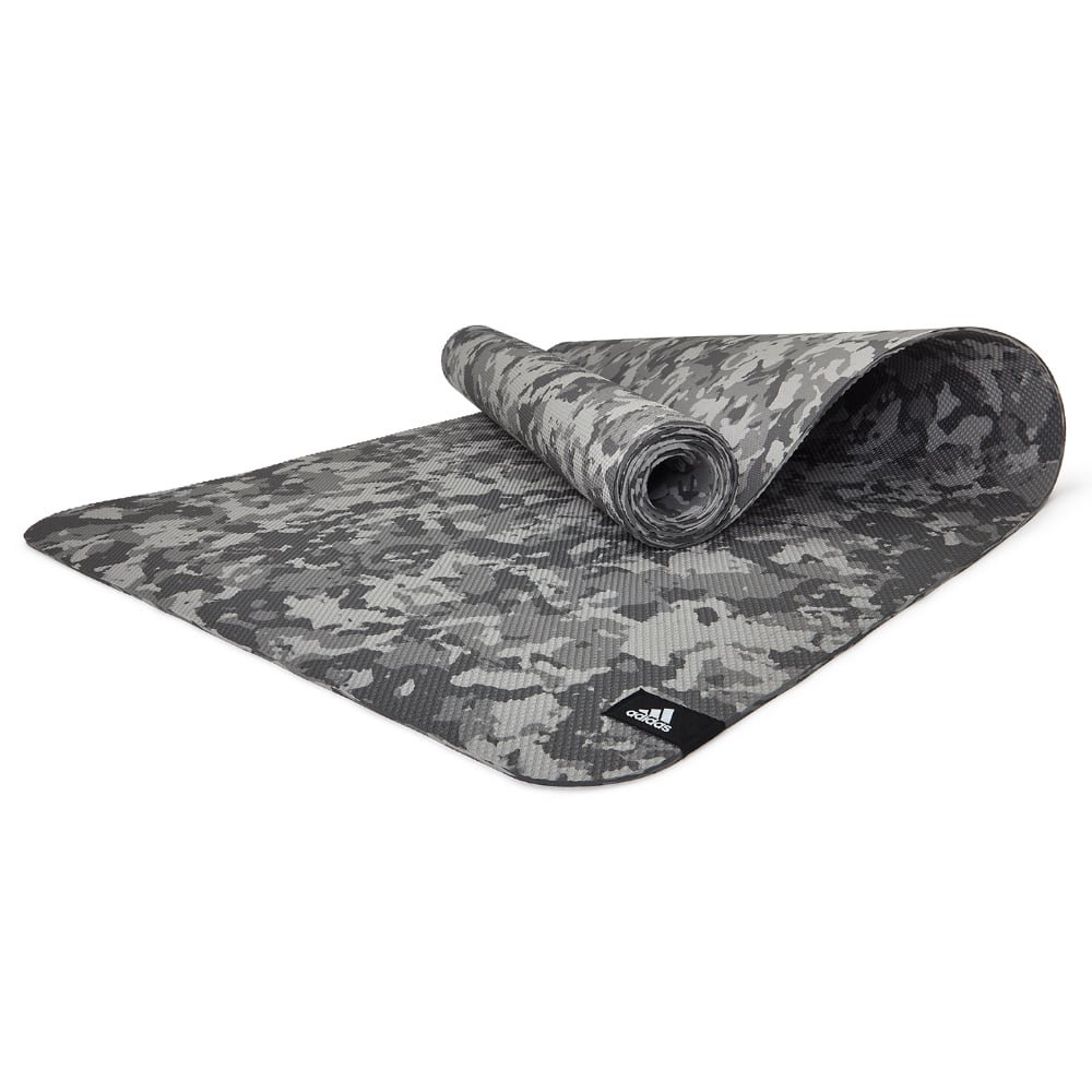 Colchoneta de Yoga Adidas Camuflada Gris Ondulada 4 mm 