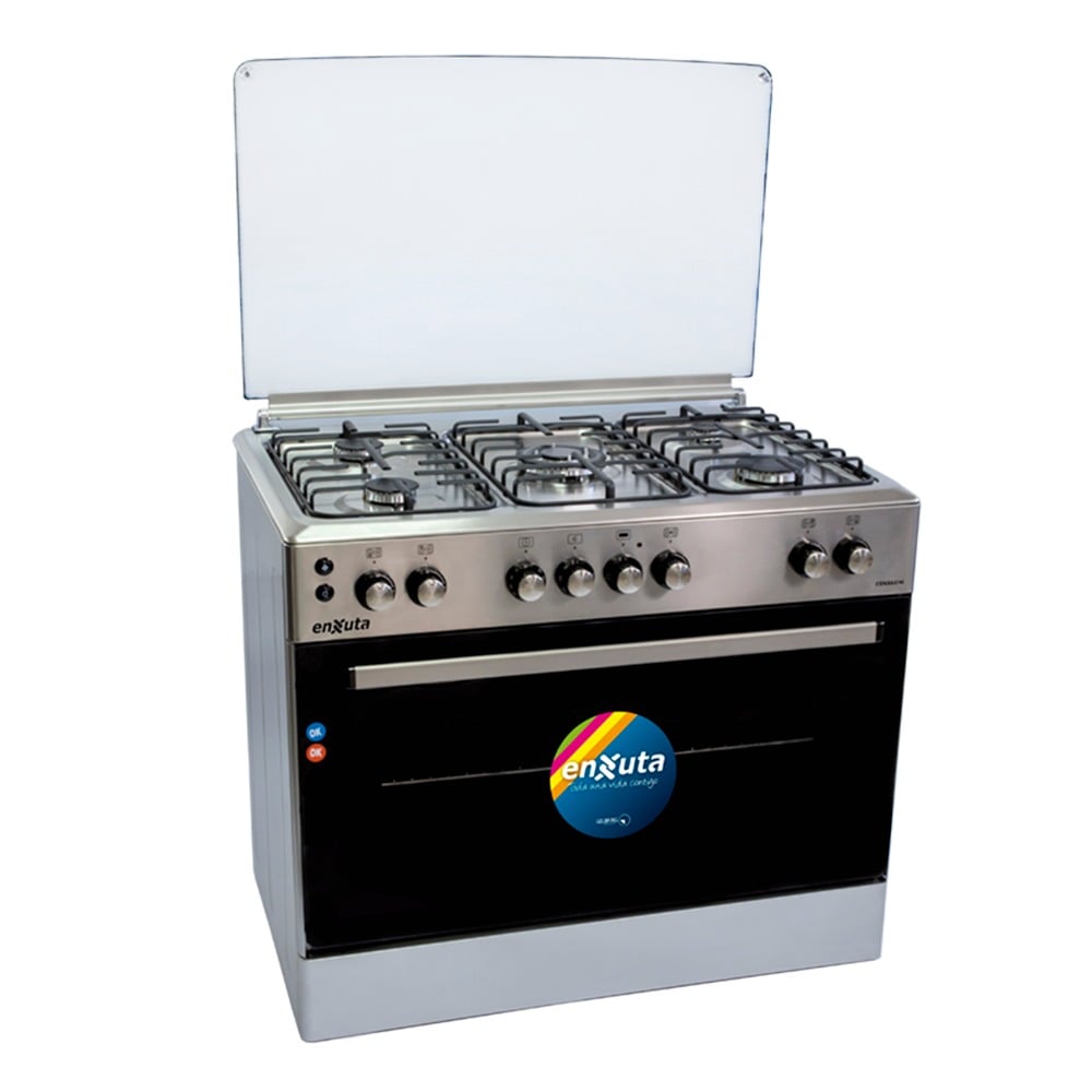 Cocina a Gas Enxuta CENX6514I Acero Inox 5 Hornallas