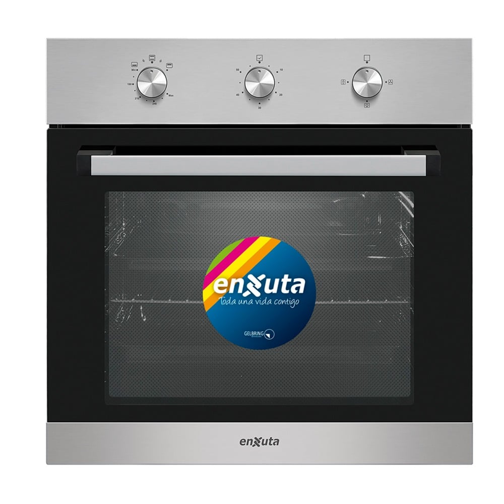 Horno a Gas de Empotrar Enxuta HEENG5500 Acero Inox