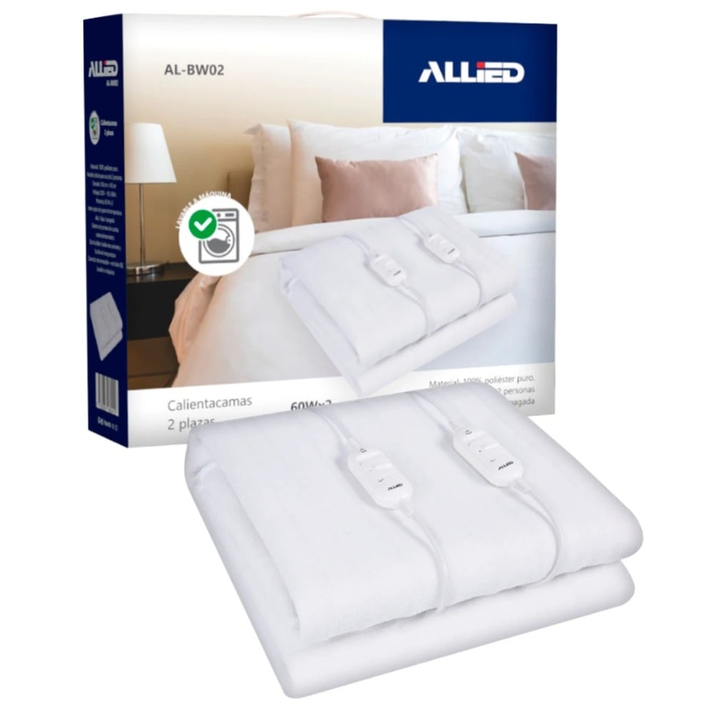 Calientacama Eléctrico Allied AL-BW02 2 Plazas Lavable